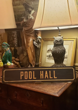 Load image into Gallery viewer, Pool Hall Metal Sign