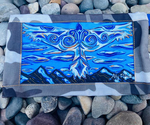 Blue Bird Wears the Sky LS Clutch