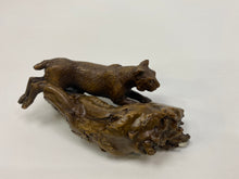 Load image into Gallery viewer, Bobcat Run Bronze Statue