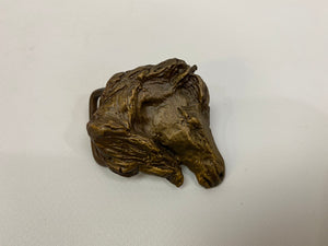 Horse Portrait Belt Buckle