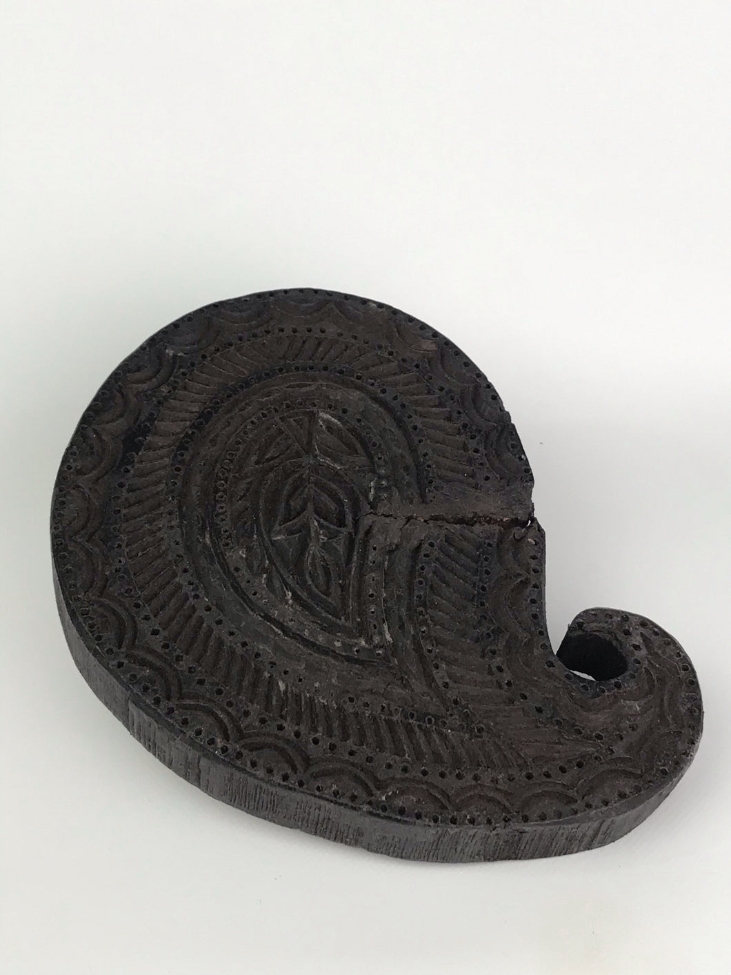 Large Paisley Print Block