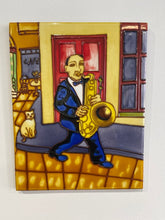 Load image into Gallery viewer, Jazz Art Walk Tile Resin Wall Art